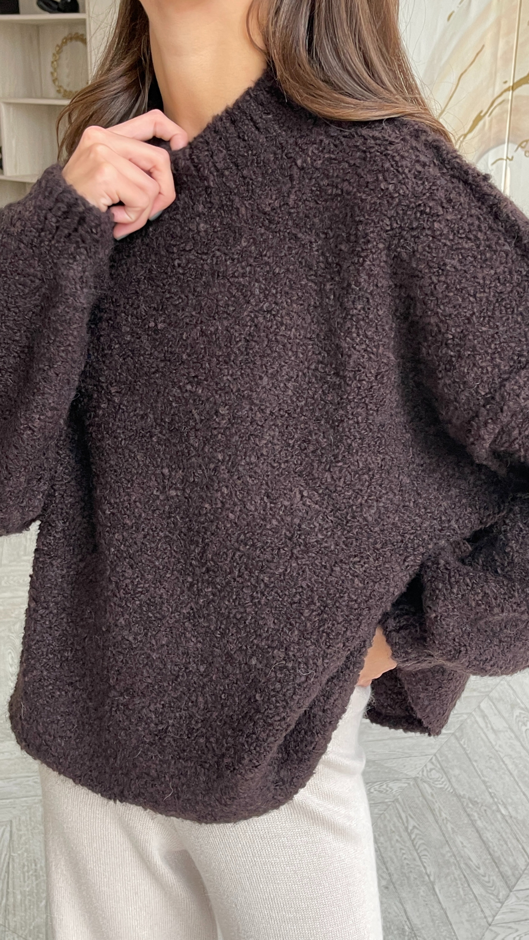 Jessica Sweater - Chocolate