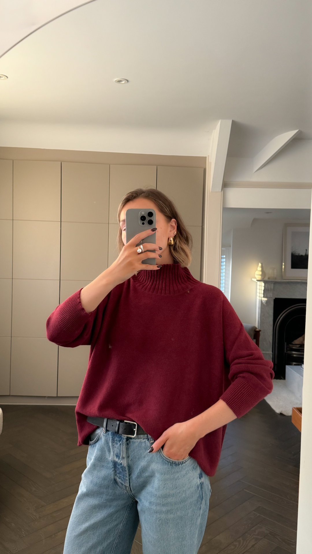 Alma Sweater - Dark Cherry