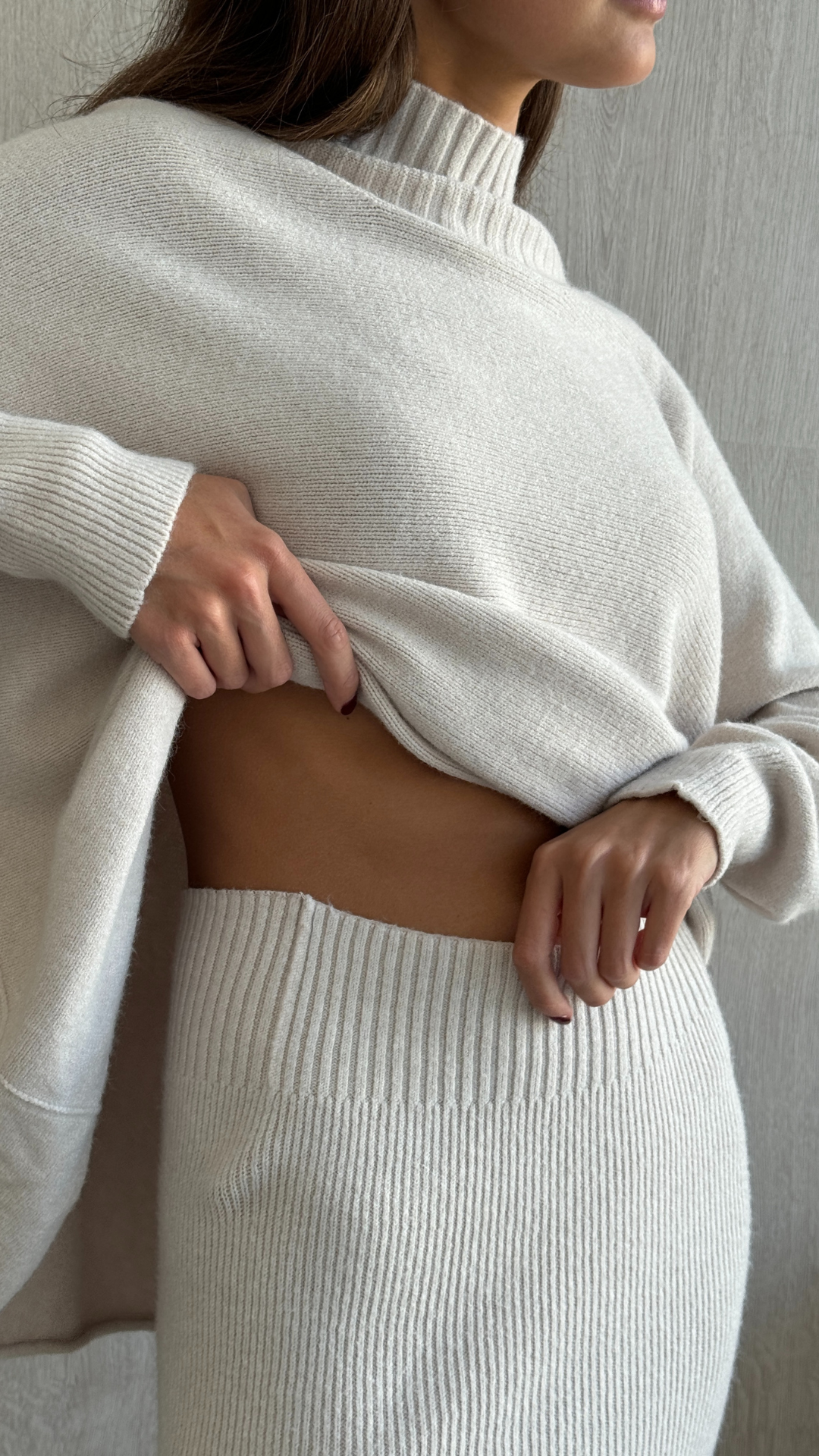 Alma Pencil Skirt - Ivory