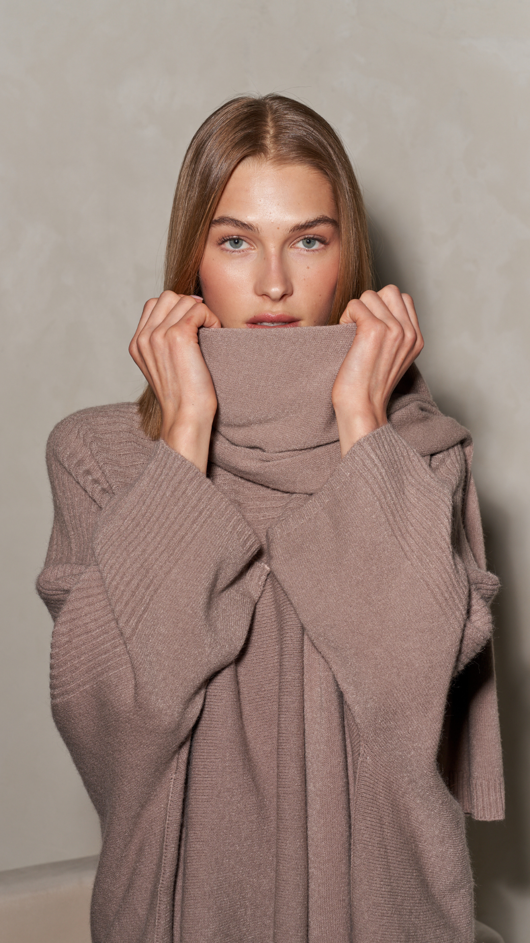 Cora Wrap Scarf - Smoke