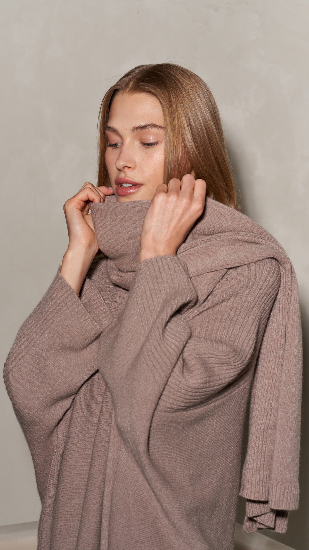 Cora Wrap Scarf - Smoke