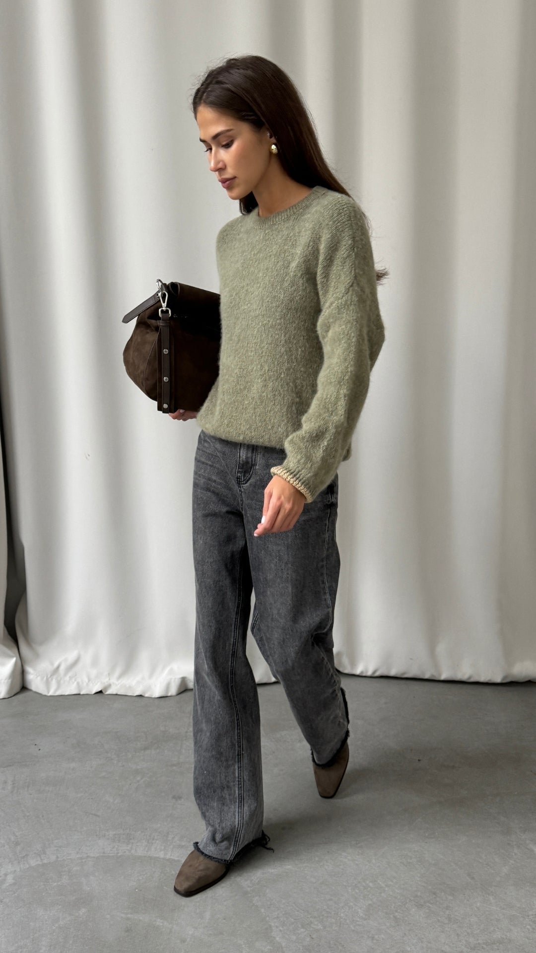 Noelle Sweater - Khaki