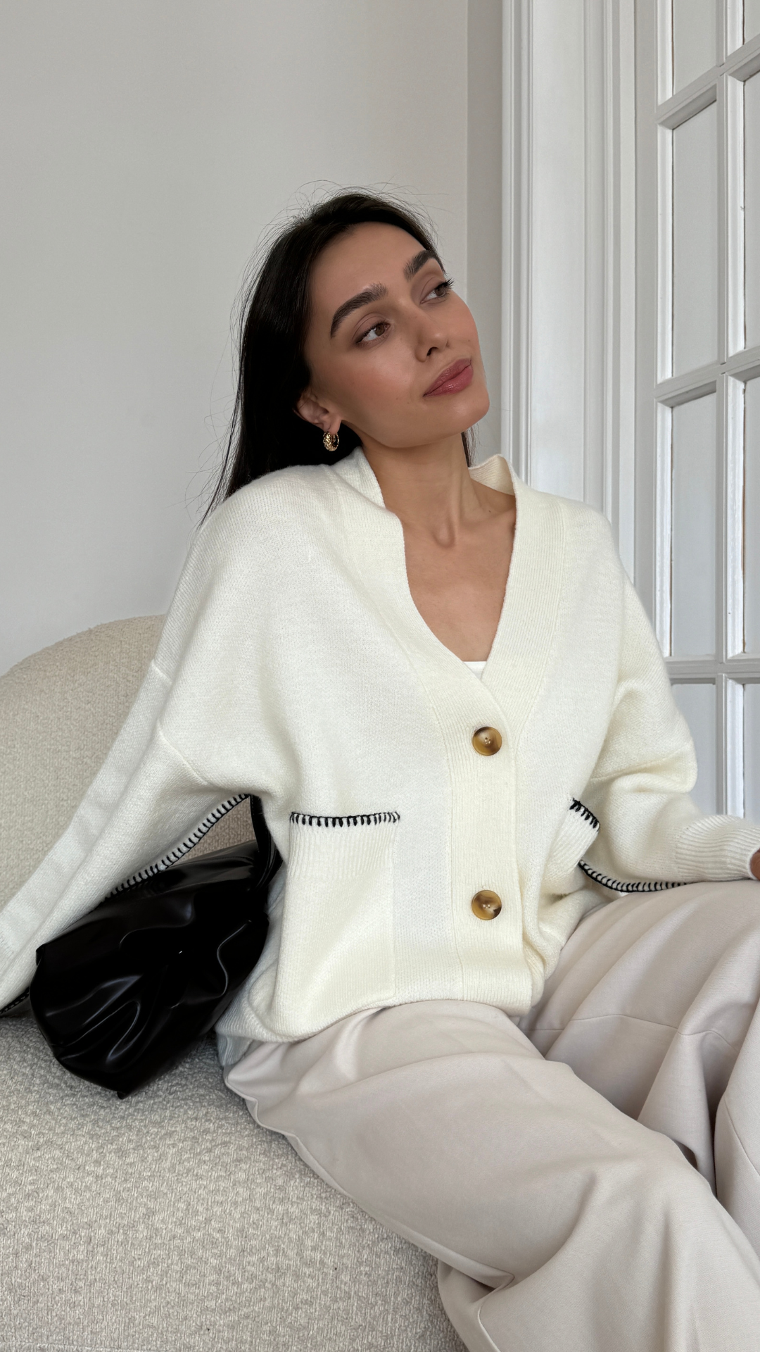 Kassie Cardigan - Ivory