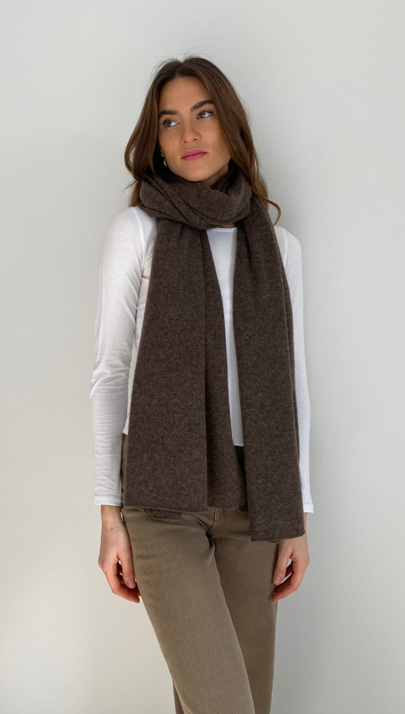 Cashmere Travel Wrap - Bark