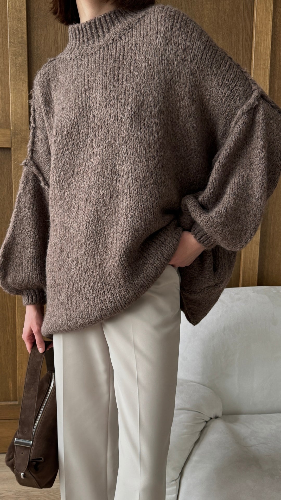 Layla Sweater - Taupe