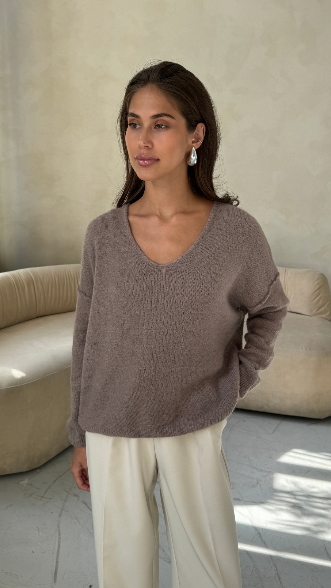 Hailey Sweater - Mocha