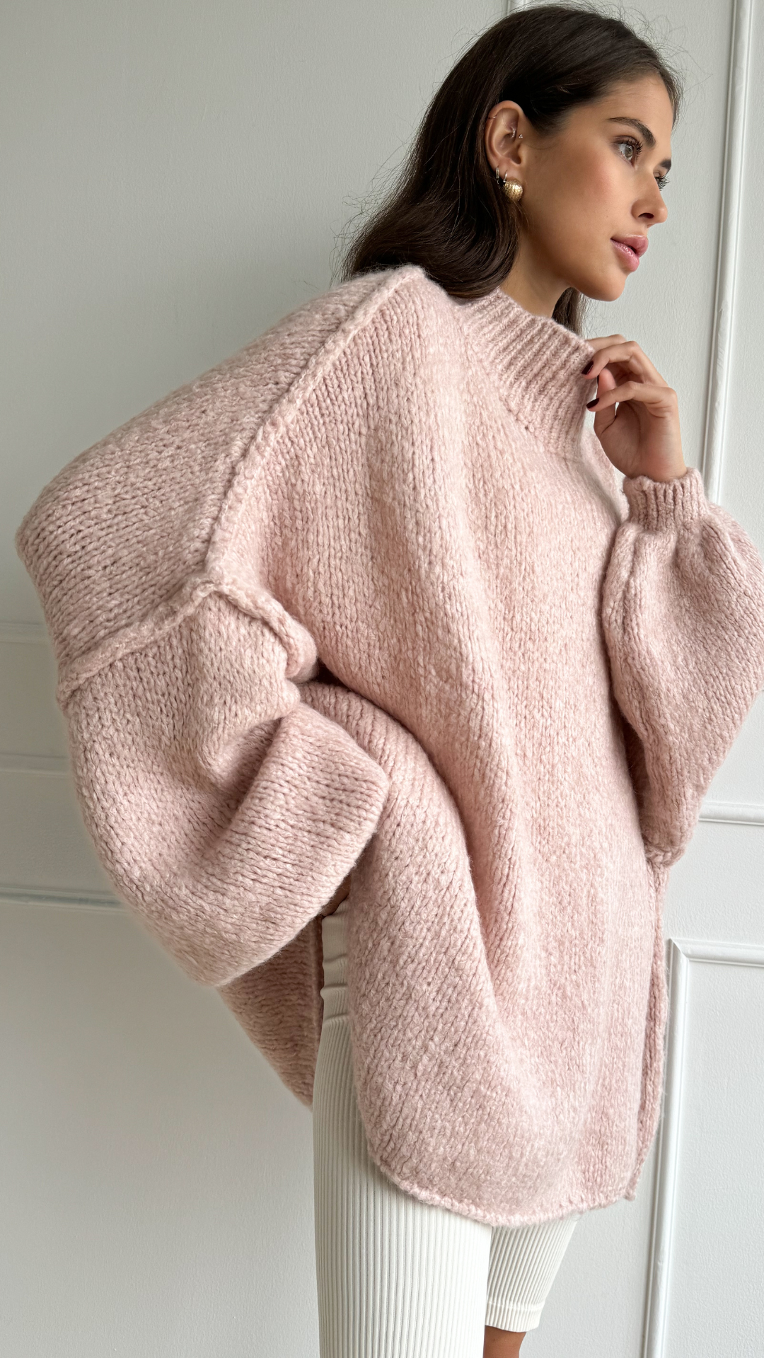 Layla Sweater - Rose