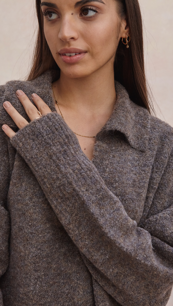 Veronika Sweater - Taupe