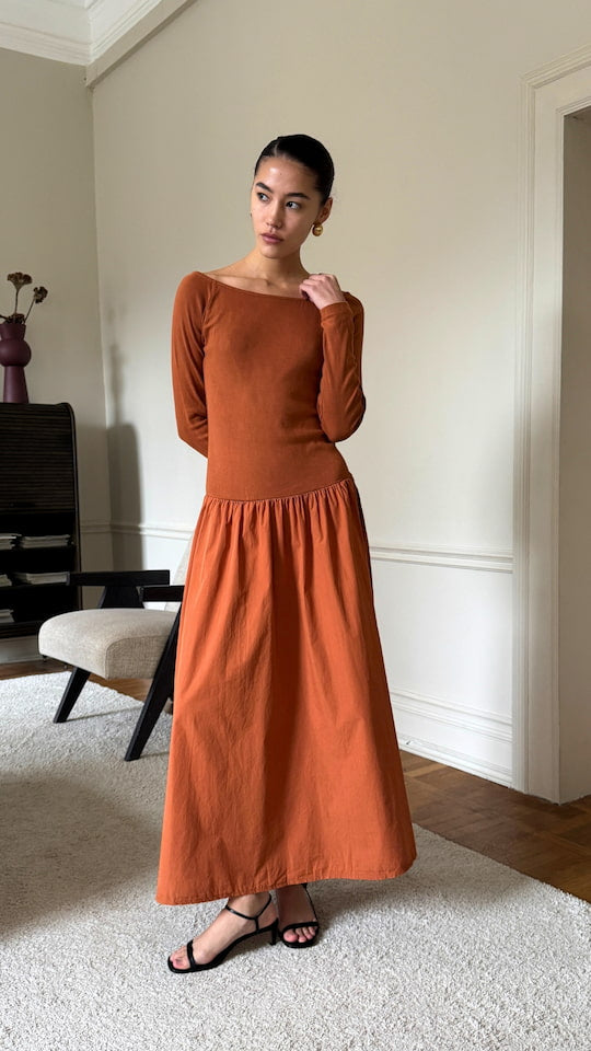 Orla Dress - Terracotta