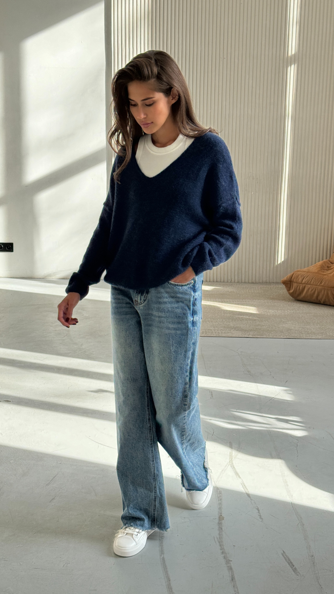 Hailey Sweater - Navy