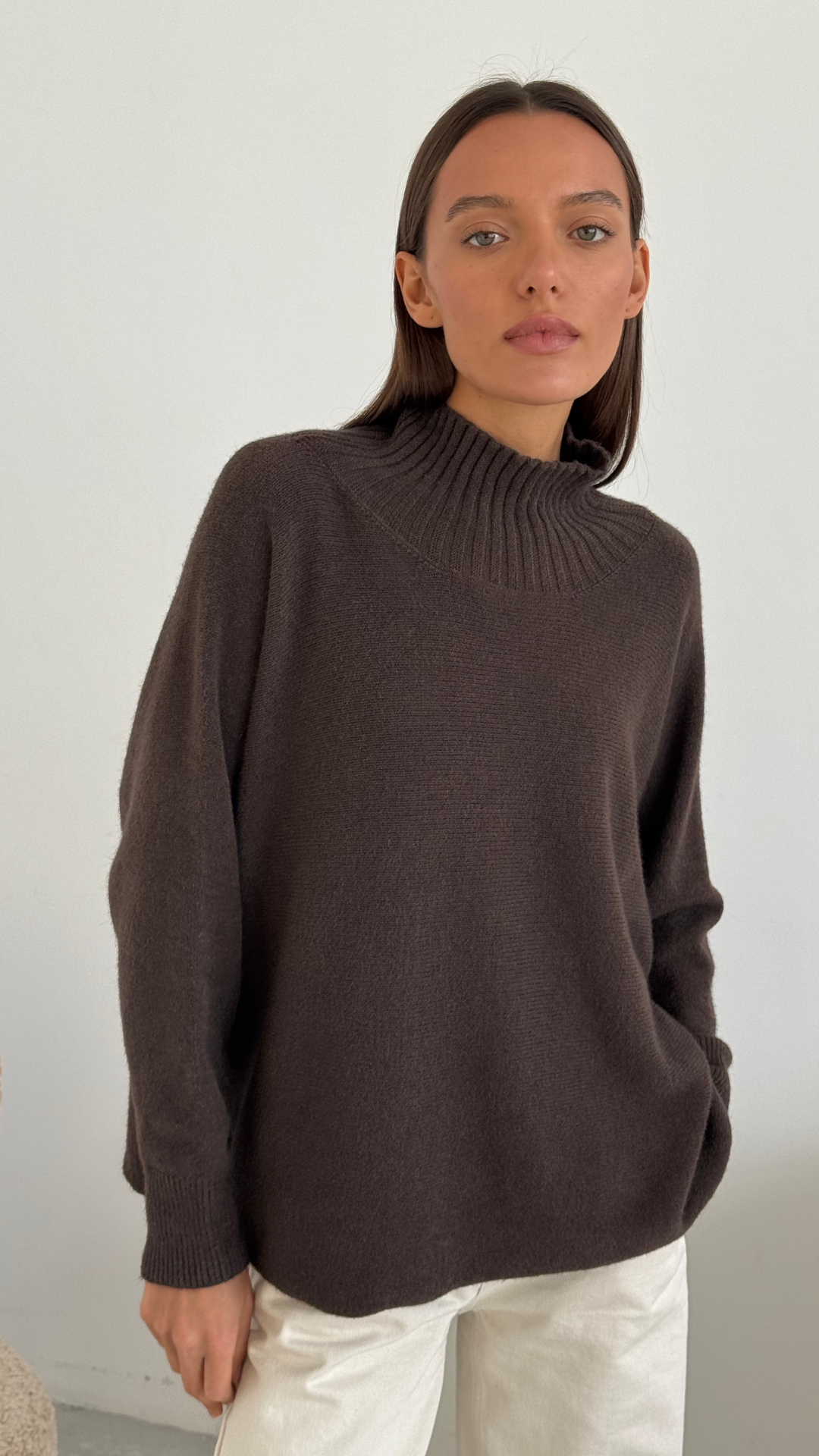 Alma Sweater - Dark Espresso