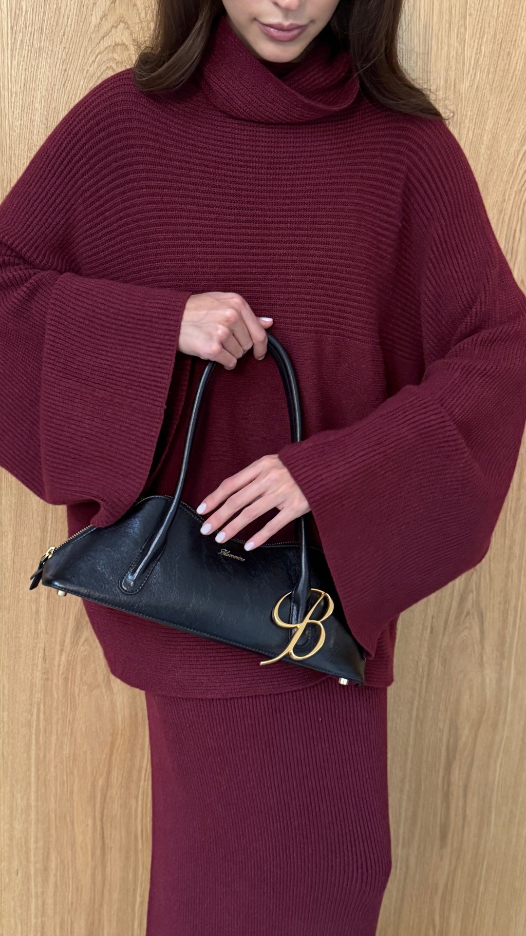 Amelie Sweater - Dark Cherry