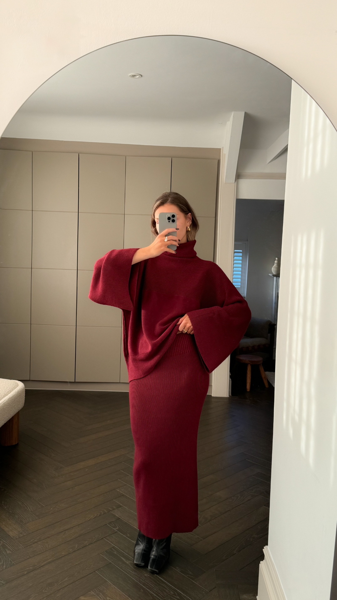 Amelie Sweater - Dark Cherry