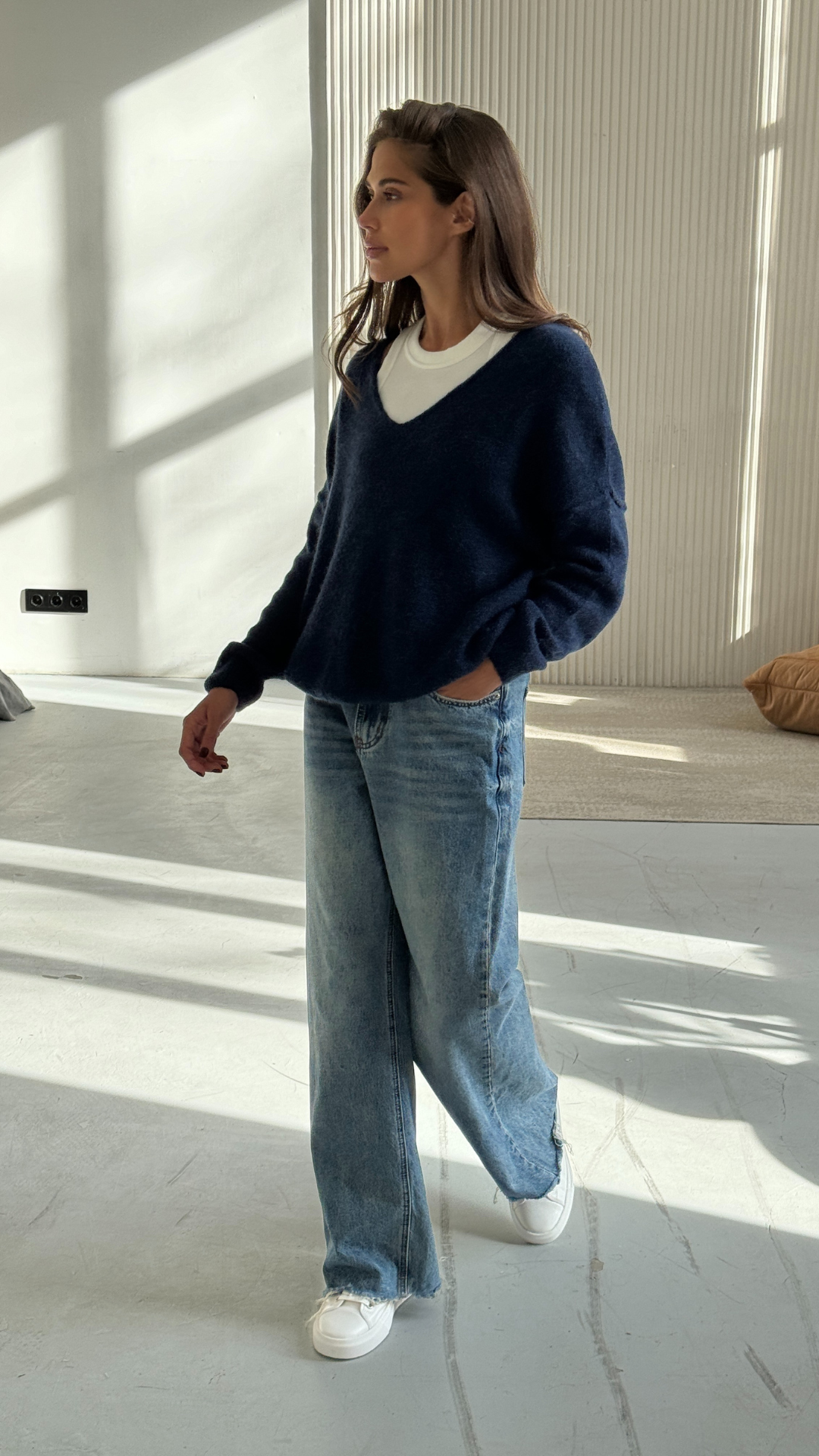 Hailey Sweater - Navy