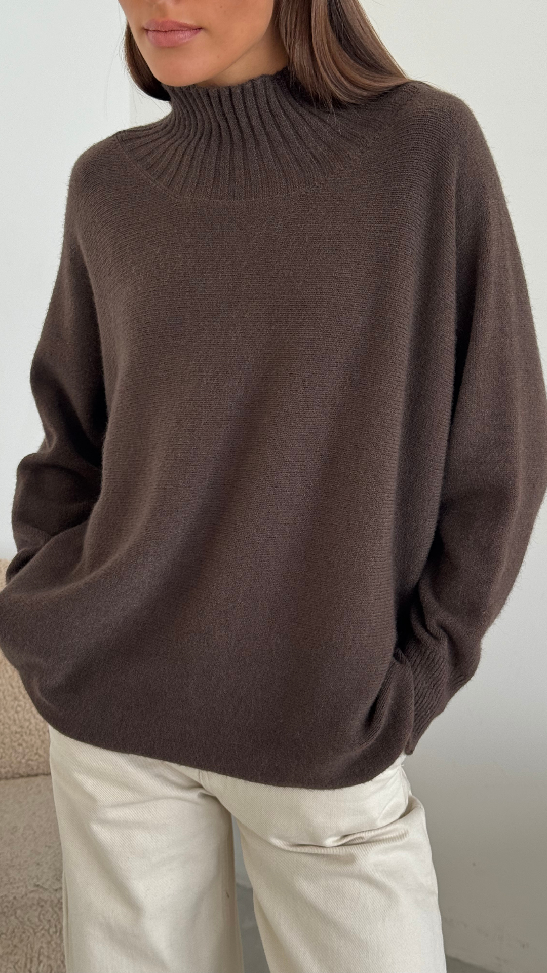 Alma Sweater - Dark Espresso