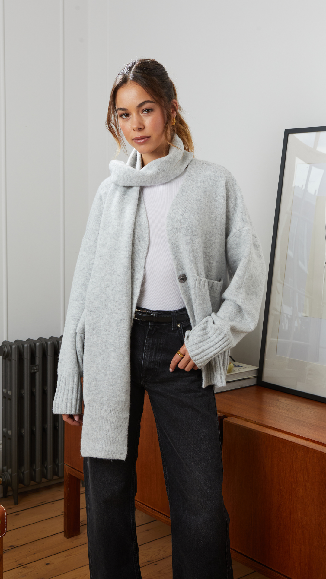 Harper Cardigan - Grey