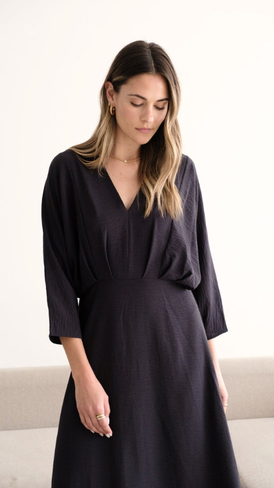 Evelyn Dress - Slate
