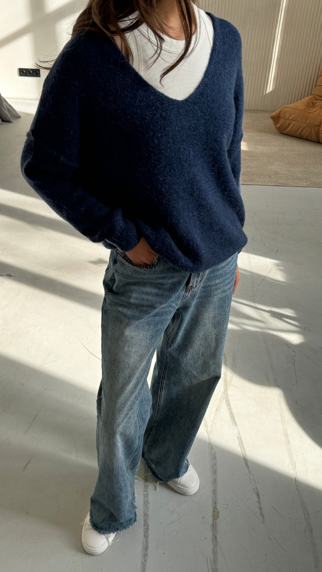 Hailey Sweater - Navy