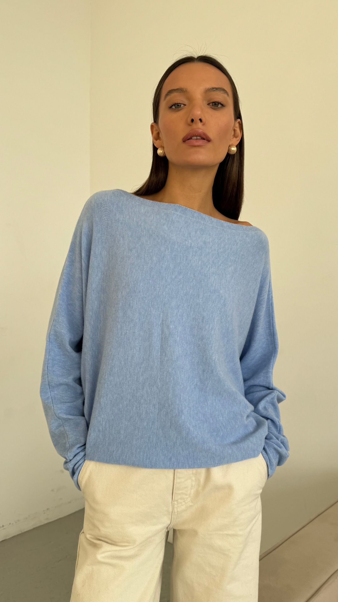 Poppy Sweater - Sky