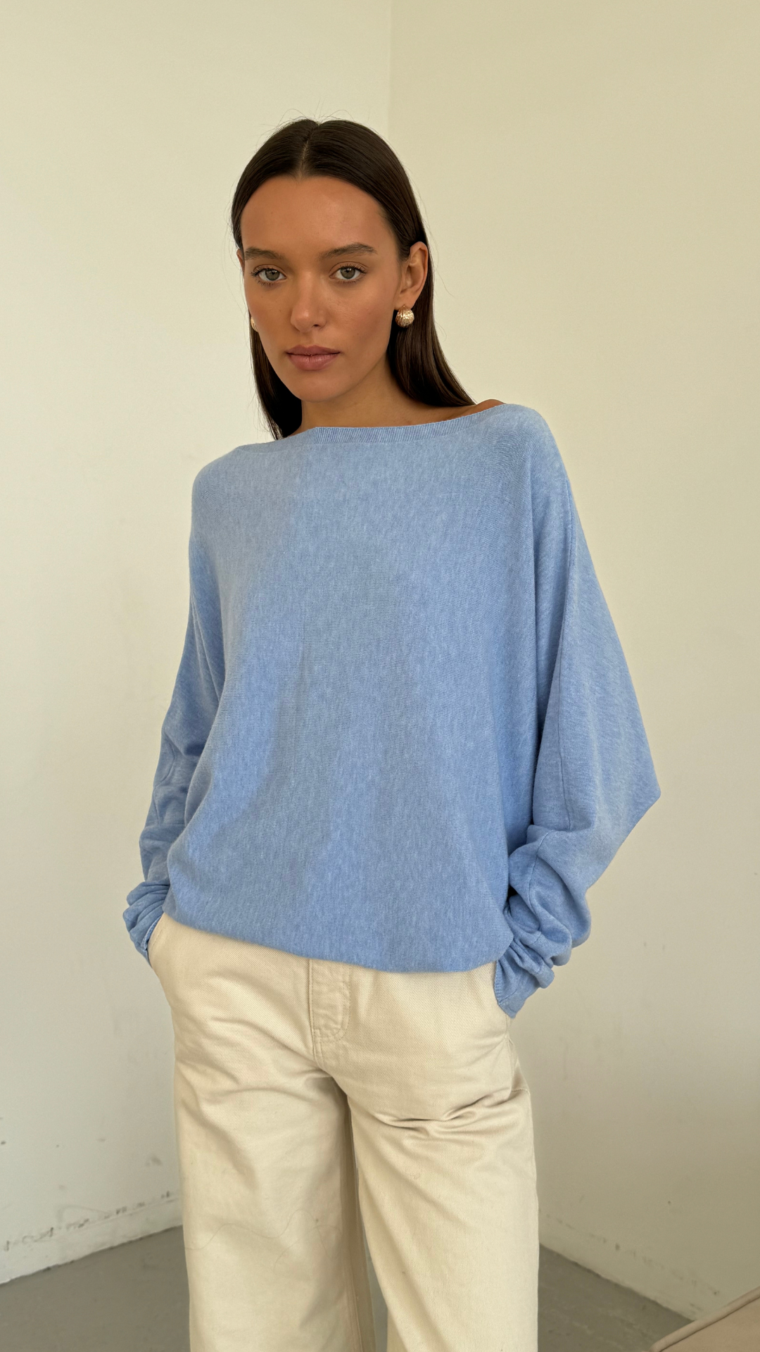 Poppy Sweater - Sky