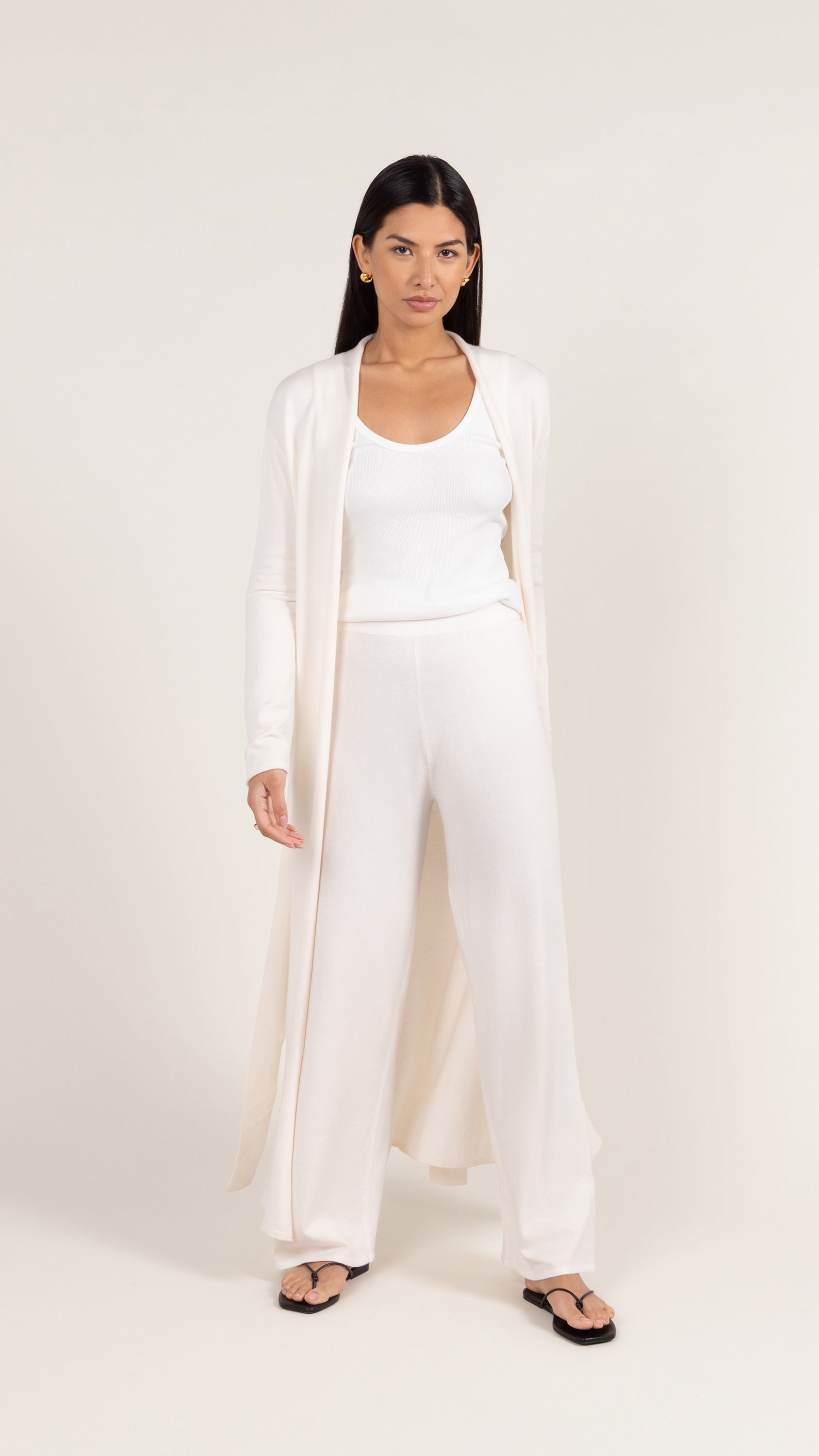 Sofia Knit Trousers - Ivory