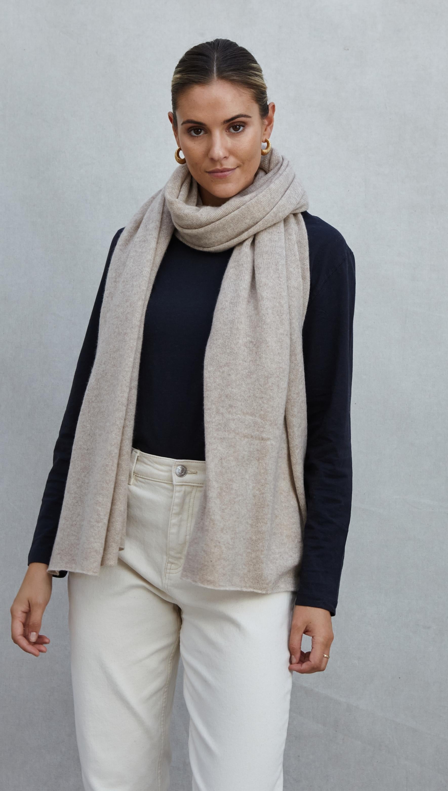 Cashmere Travel Wrap - Oatmeal
