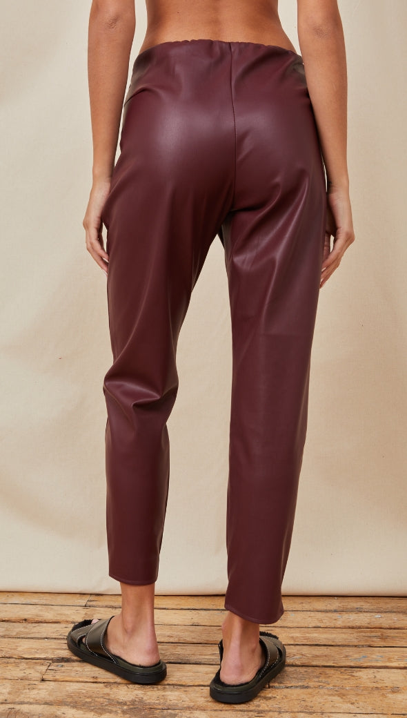 Grace Leggings - Burgundy