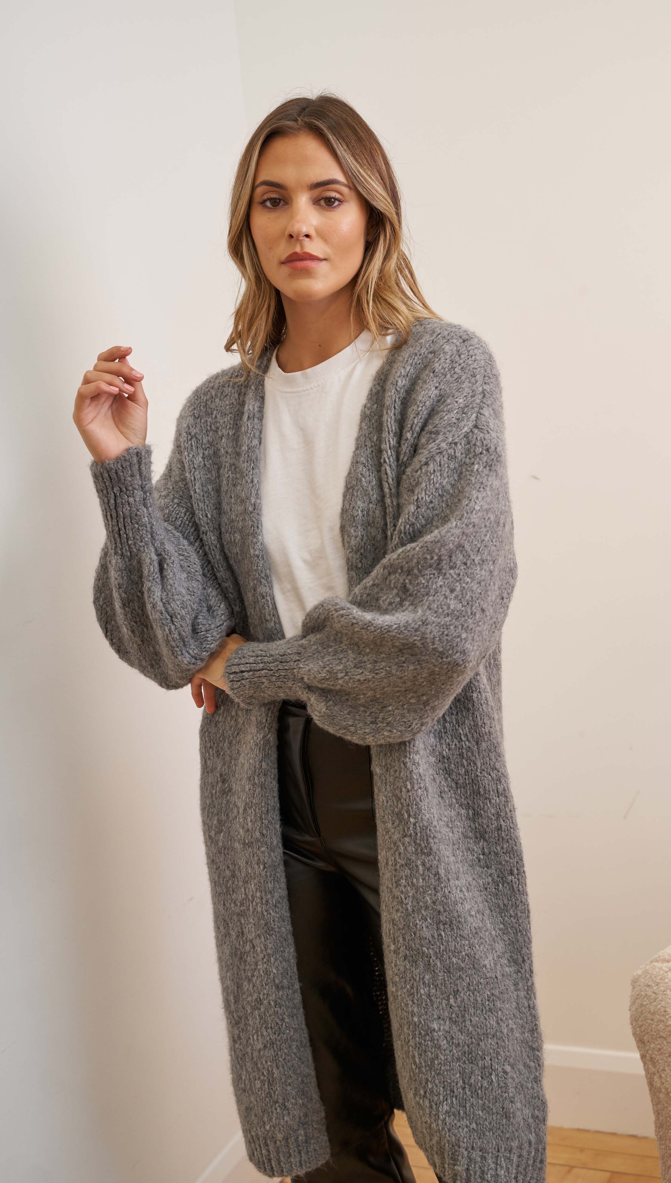 Rosalia Cardigan - Grey