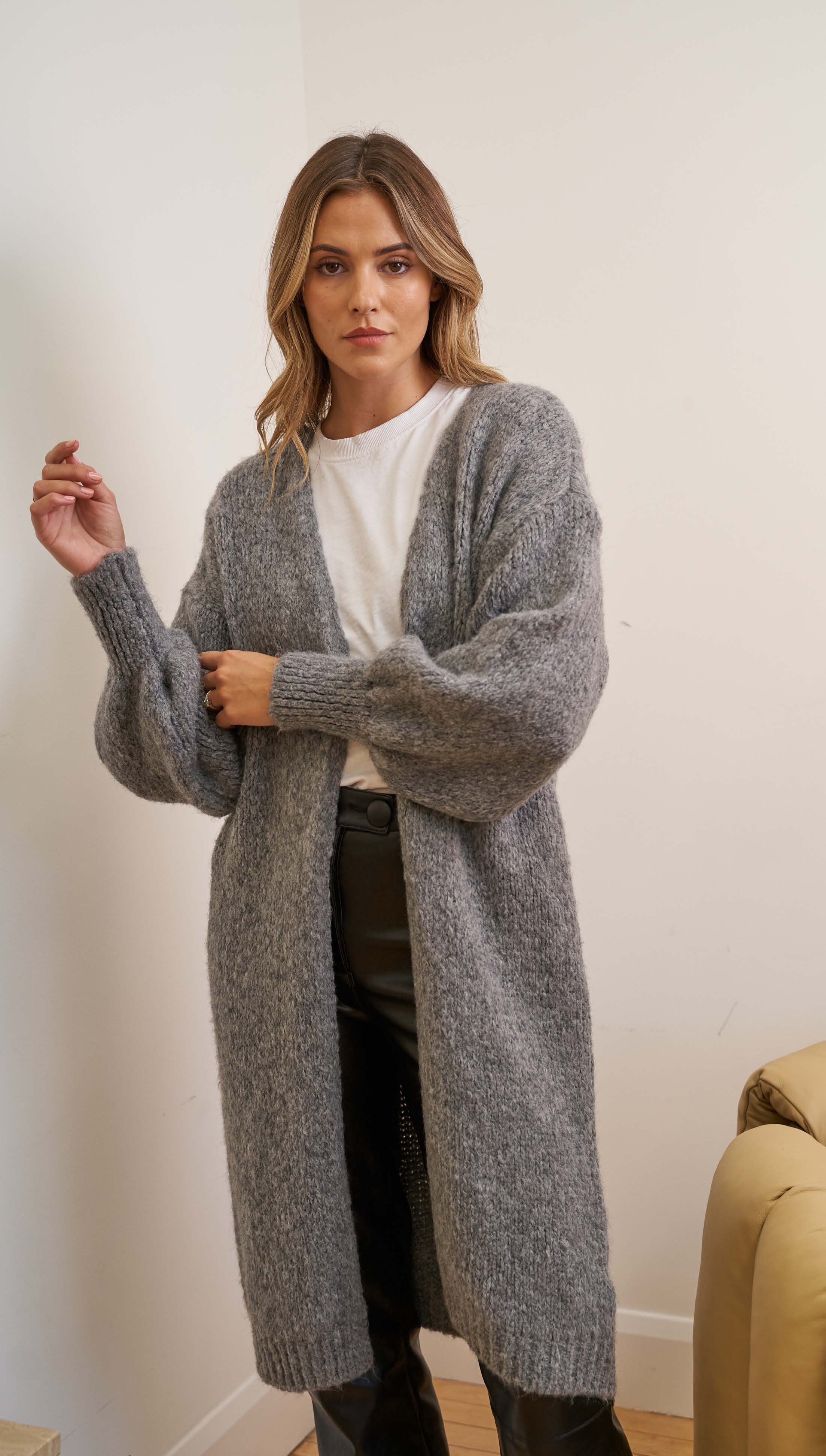 Rosalia Cardigan - Grey