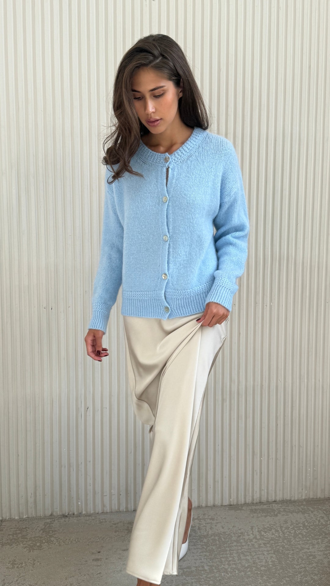 Reyna Cardigan - Sky Blue