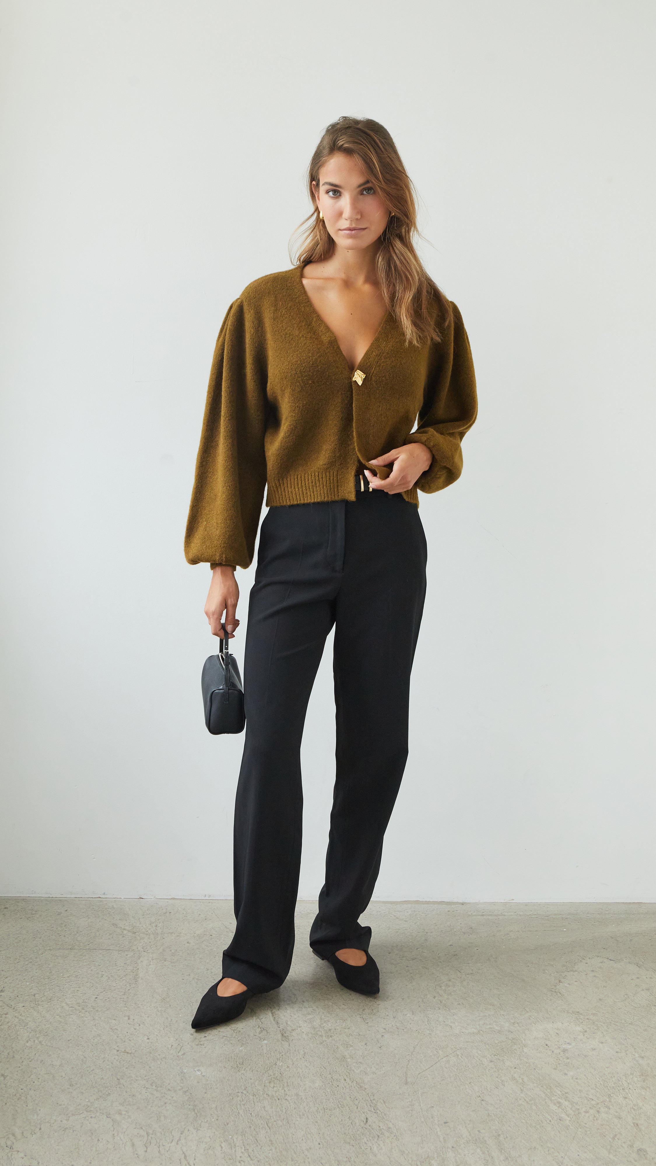 Hollie Cardigan - Khaki