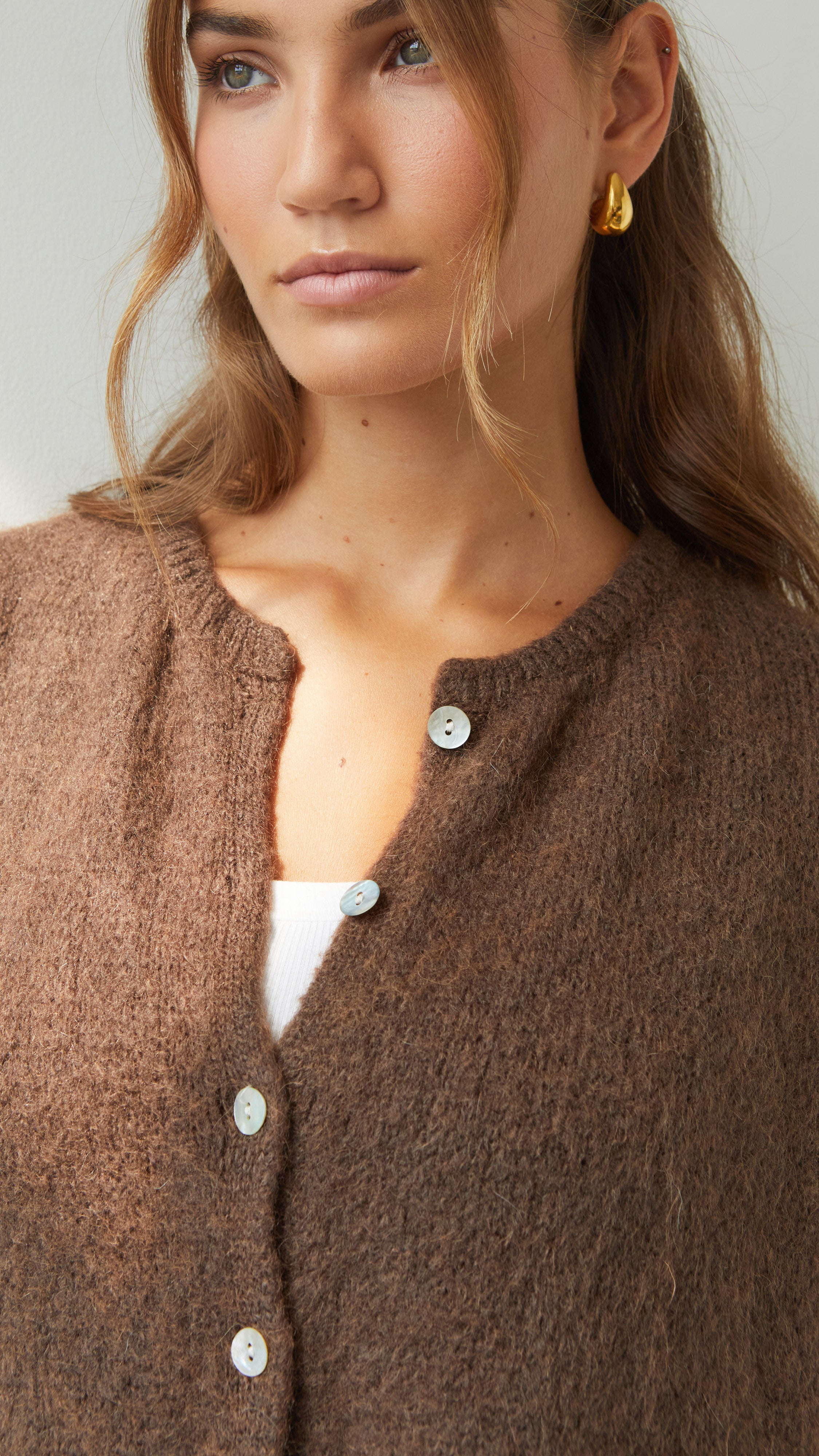 Emme Cardigan - Espresso