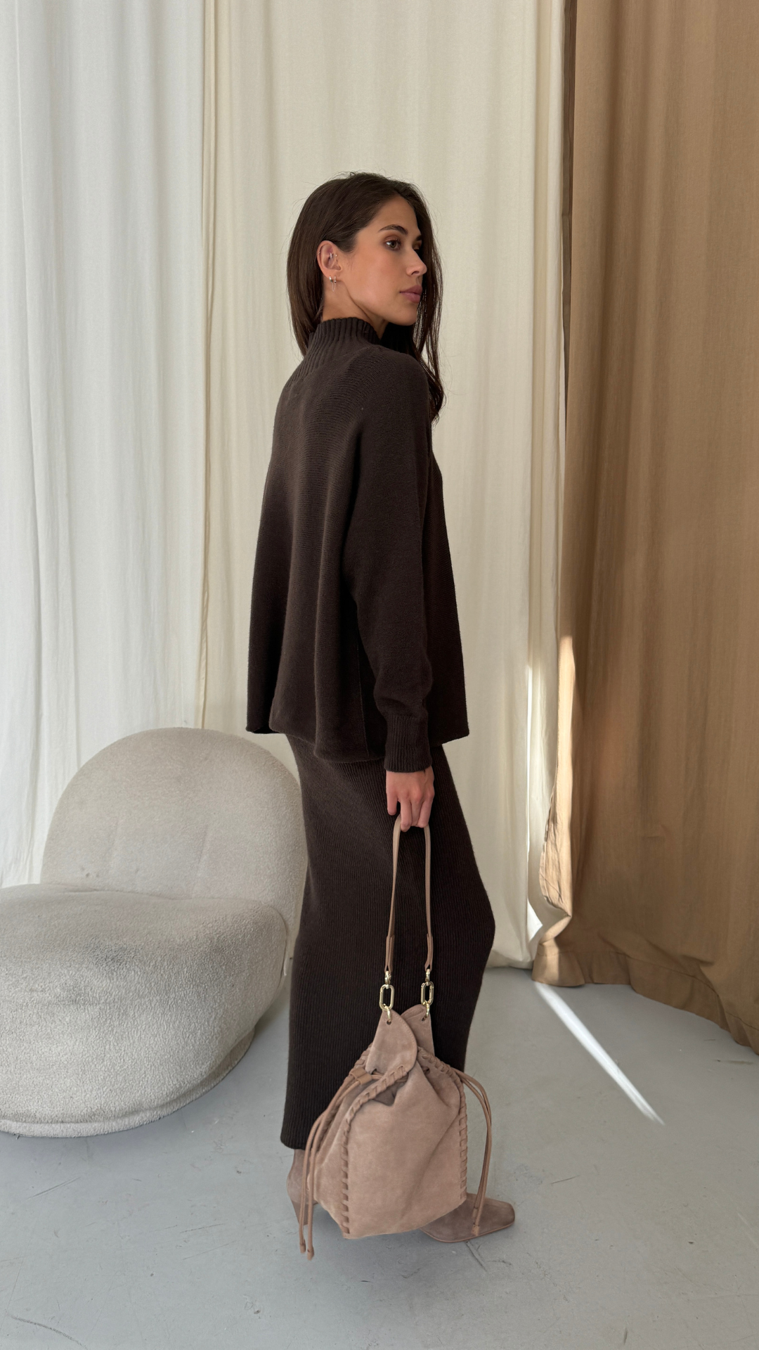 Alma Sweater - Dark Espresso