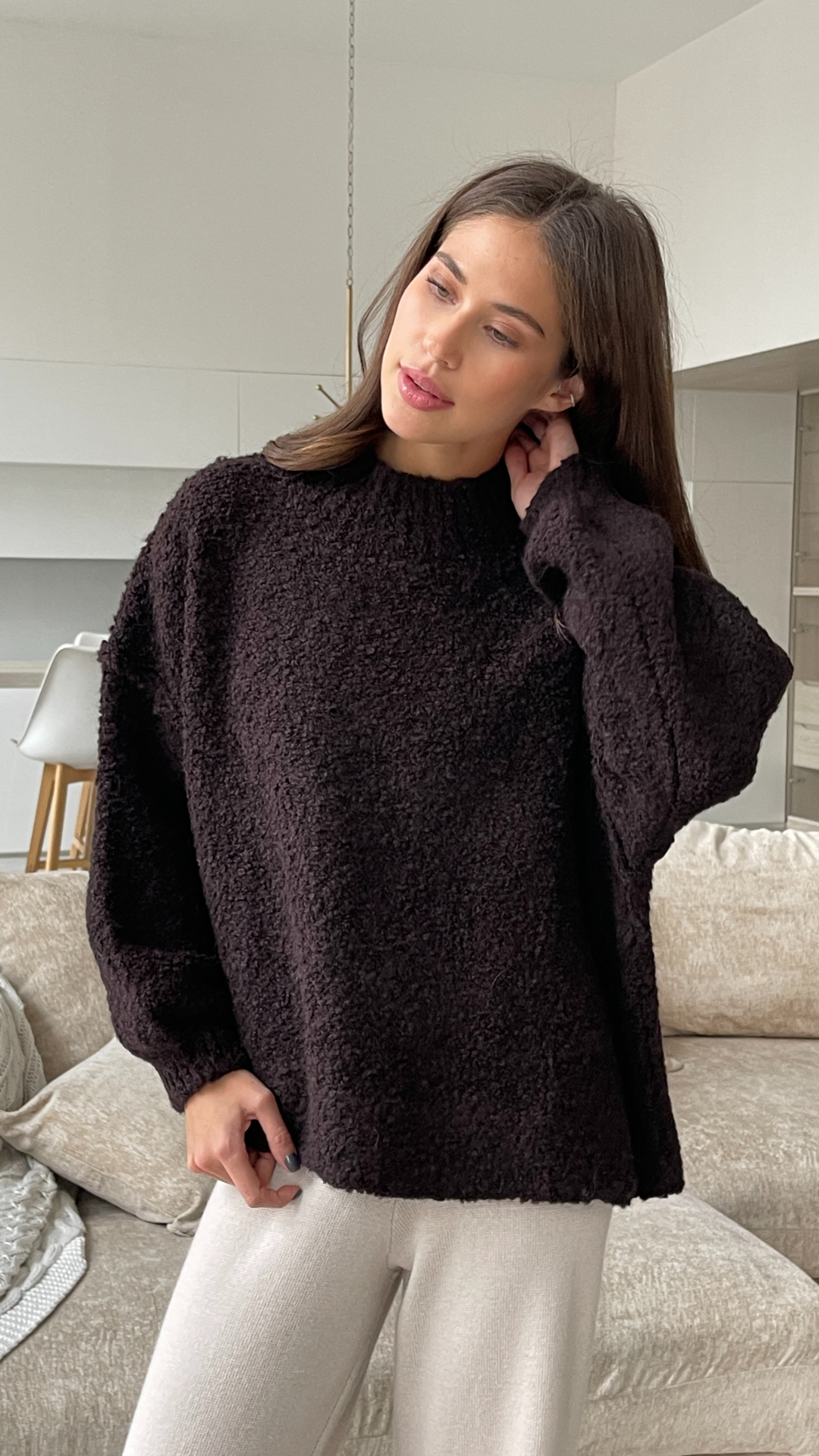 Jessica Sweater - Chocolate