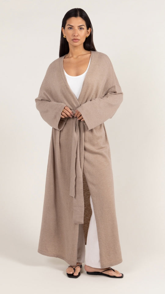 Sierra Long Cardigan - Dove Grey