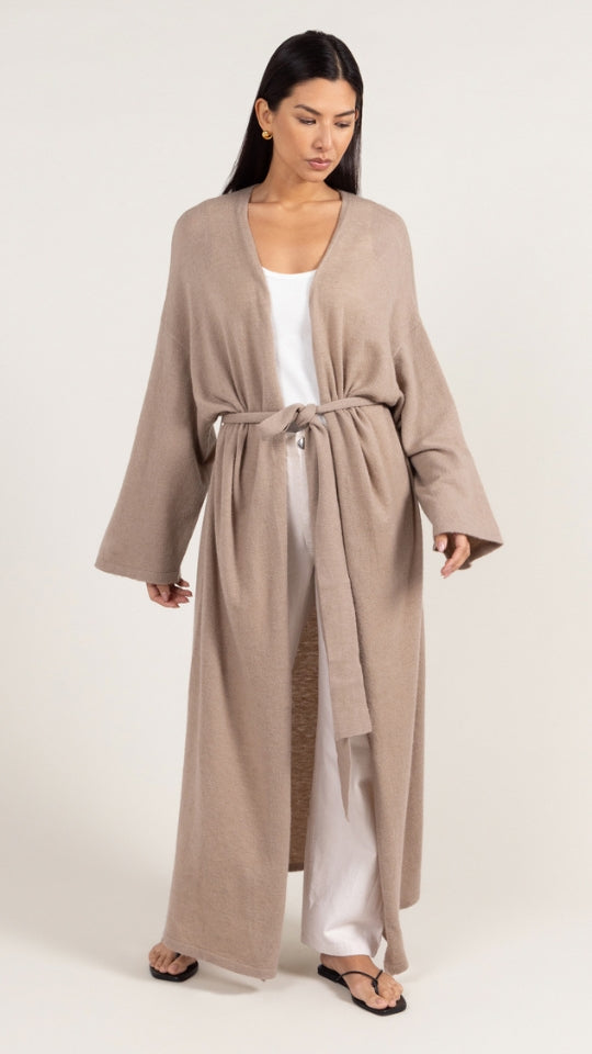 Sierra Long Cardigan - Dove Grey