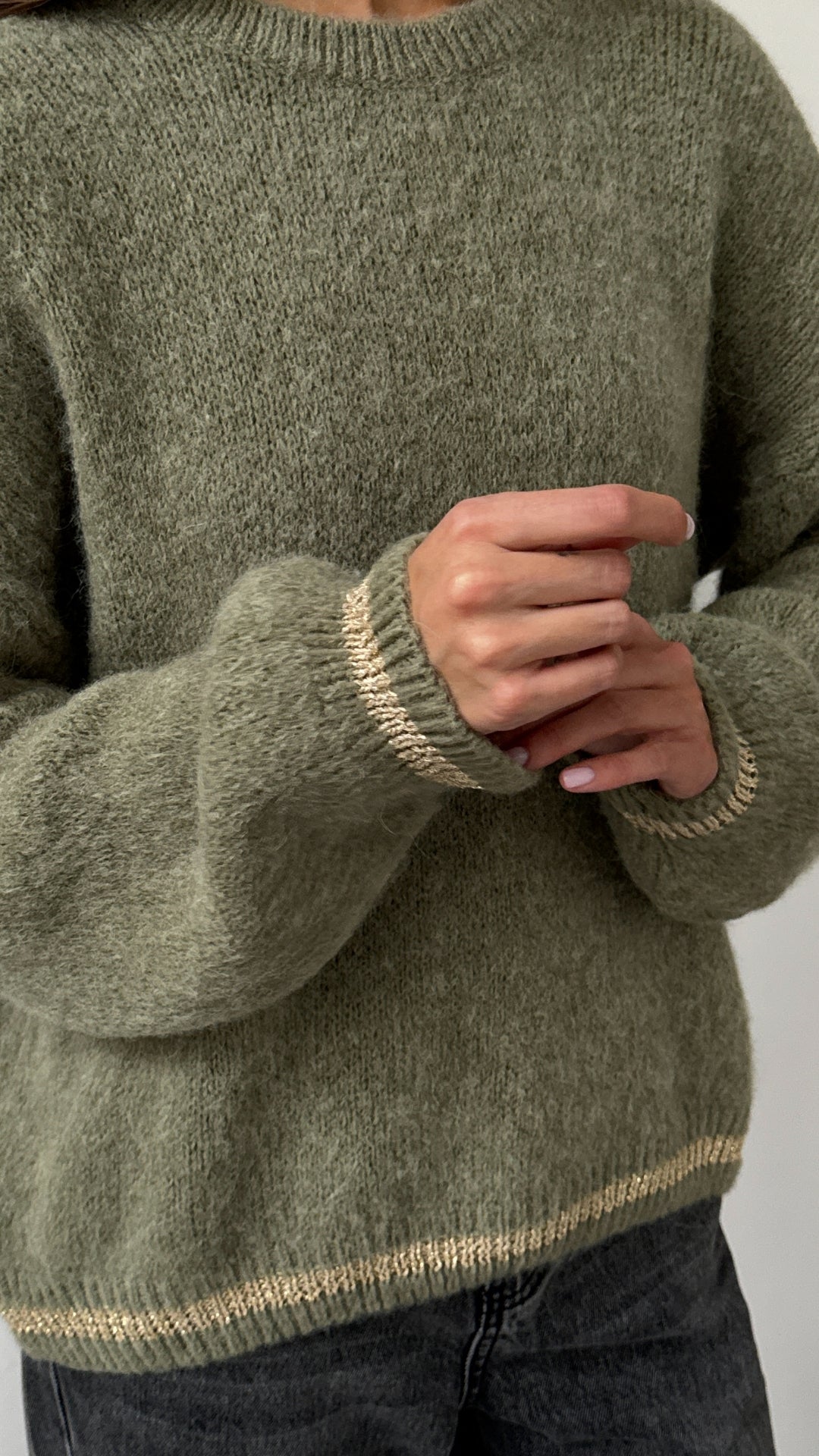 Noelle Sweater - Khaki