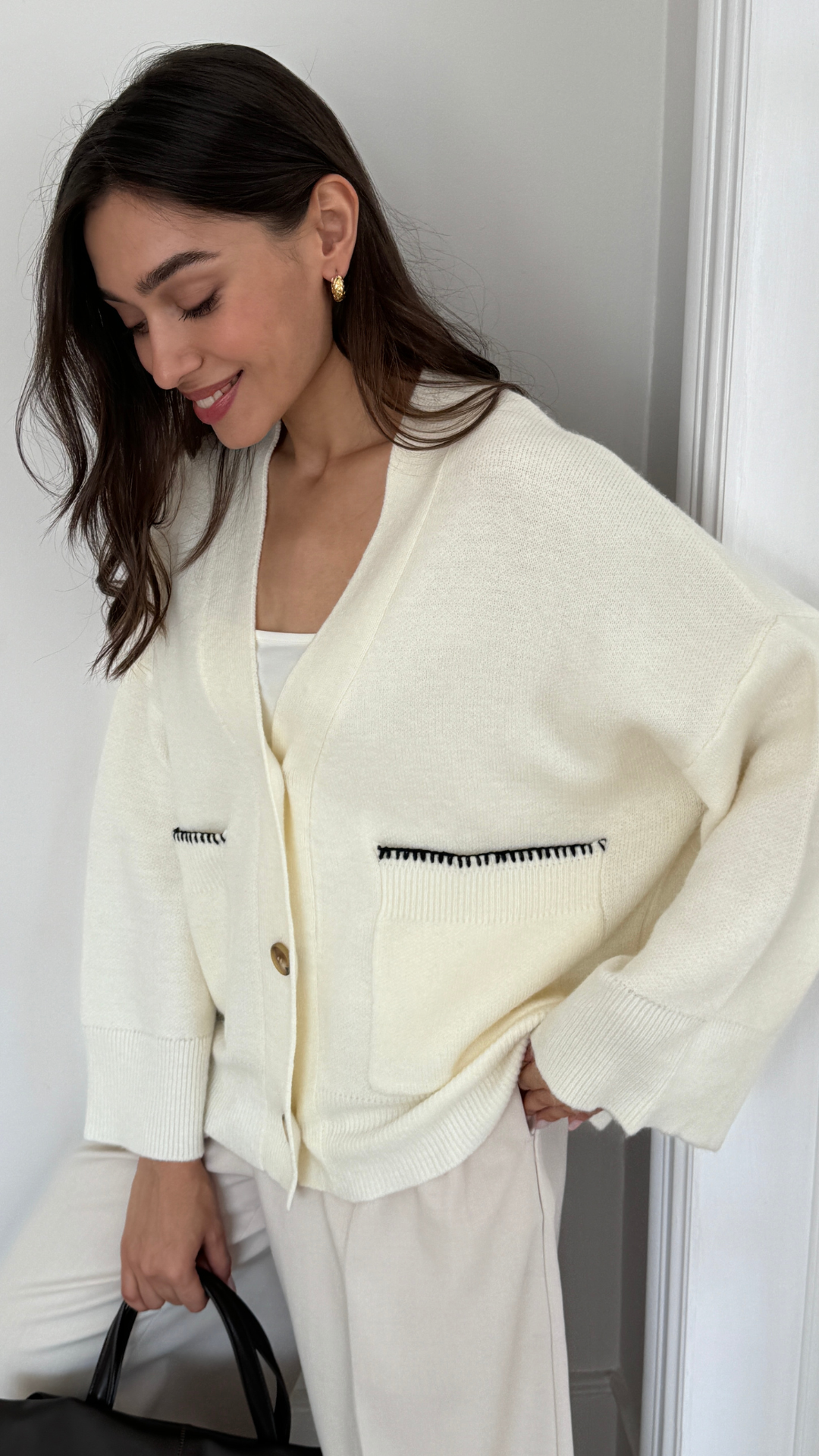 Kassie Cardigan - Ivory