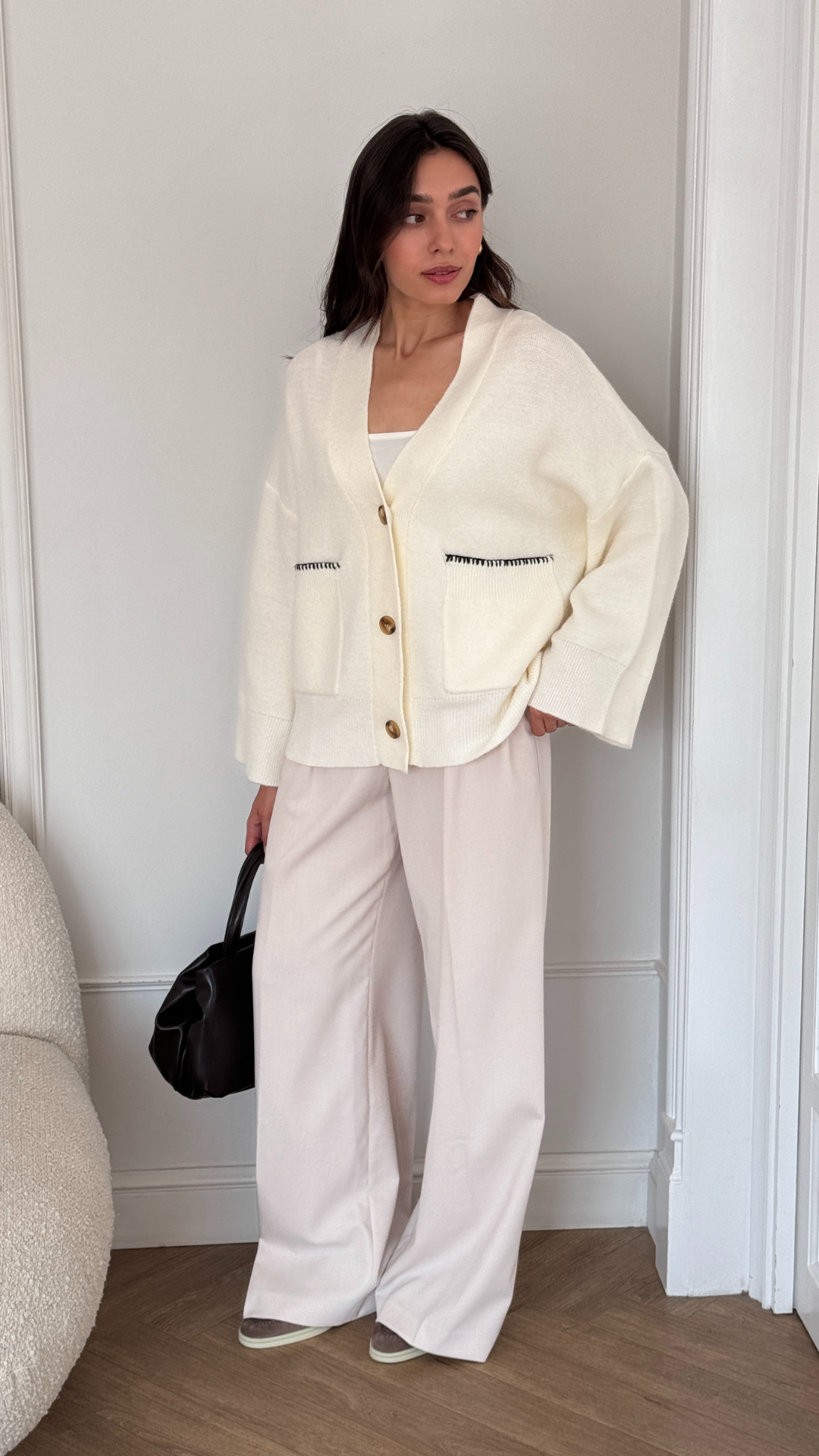 Kassie Cardigan - Ivory