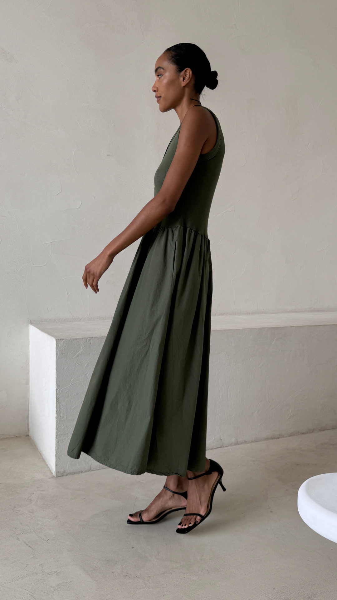 Marnie Dress - Khaki