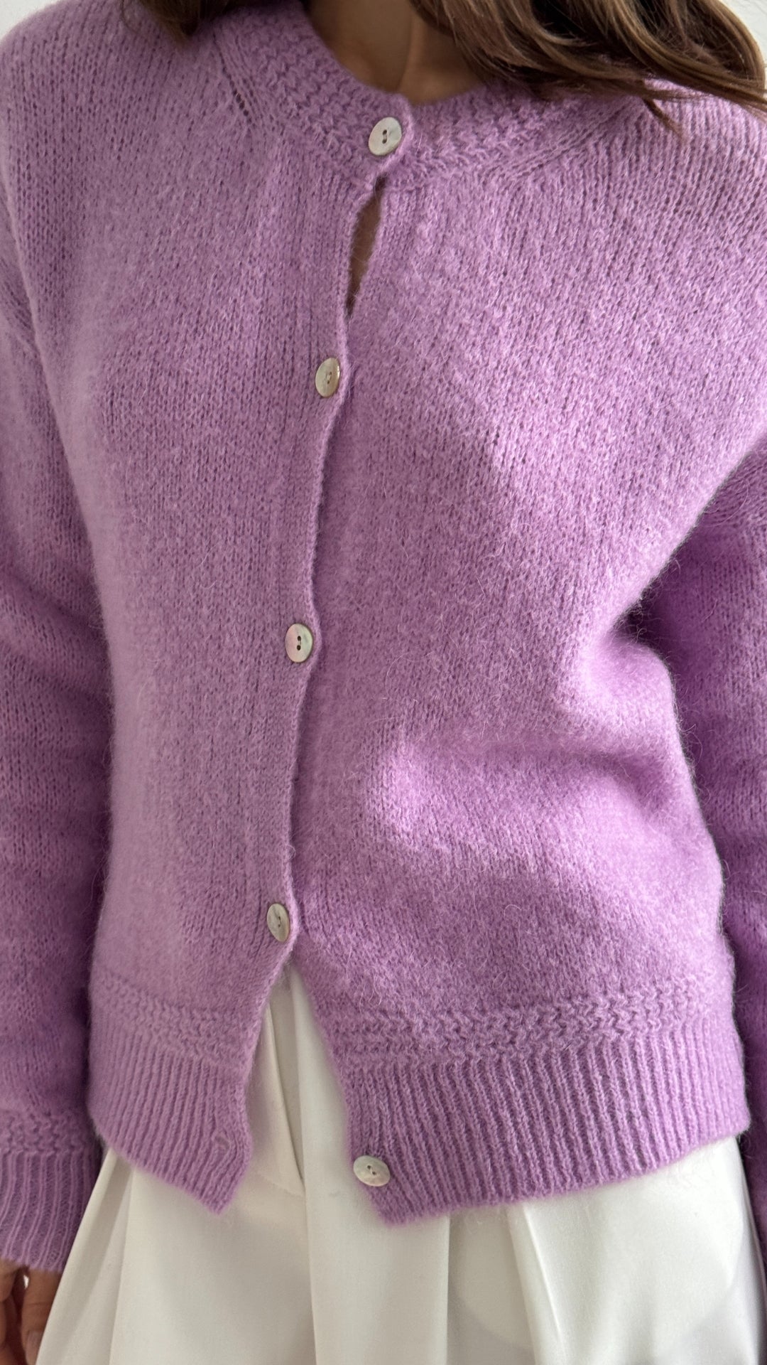 Reyna Cardigan - Lilac