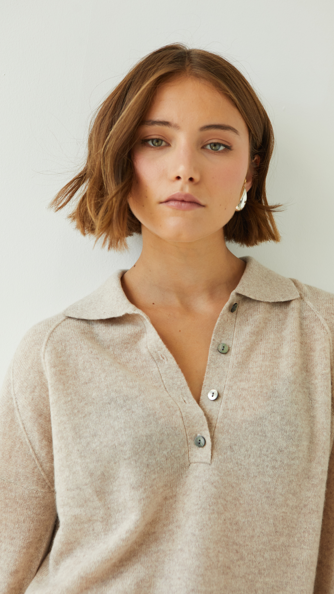 Caprice Cashmere Sweater - Oat