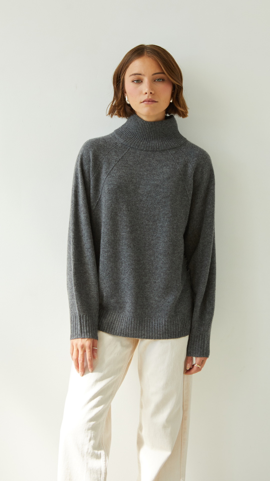 Cian Cashmere Sweater - Anthracite