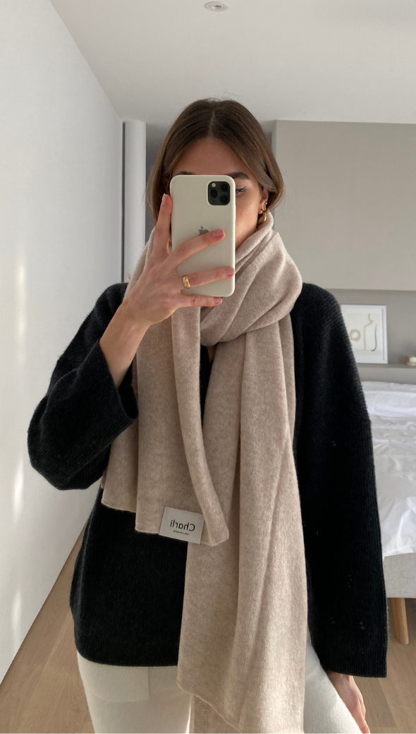 Cashmere Travel Wrap - Oatmeal