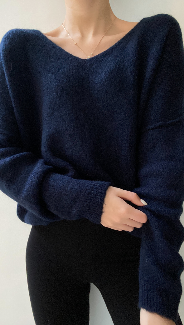 Hailey Sweater - Navy