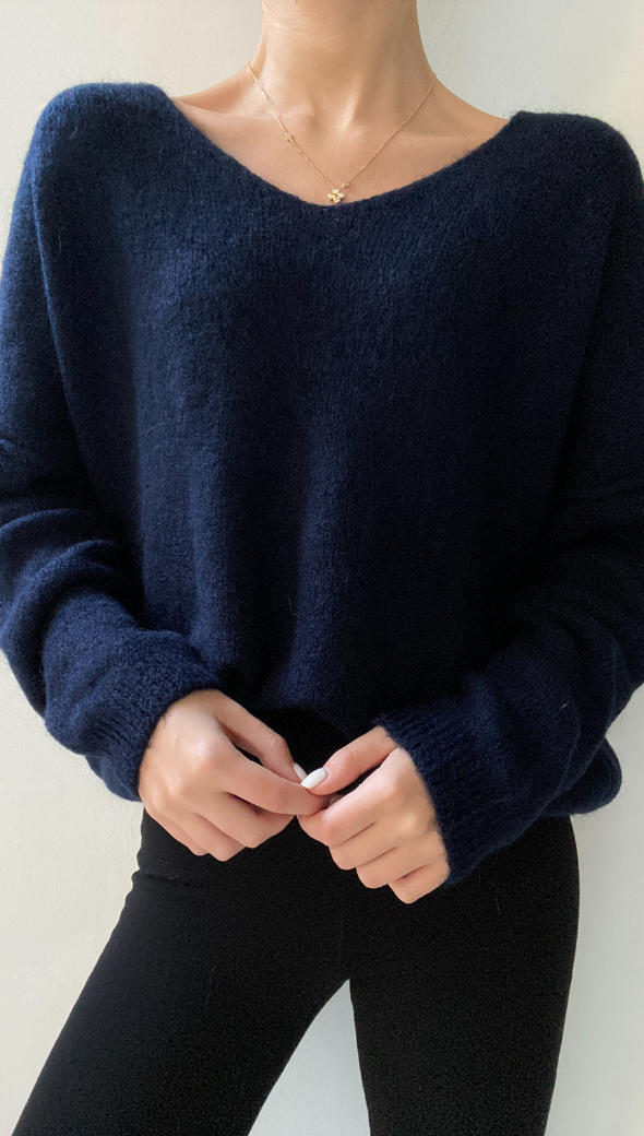 Hailey Sweater - Navy