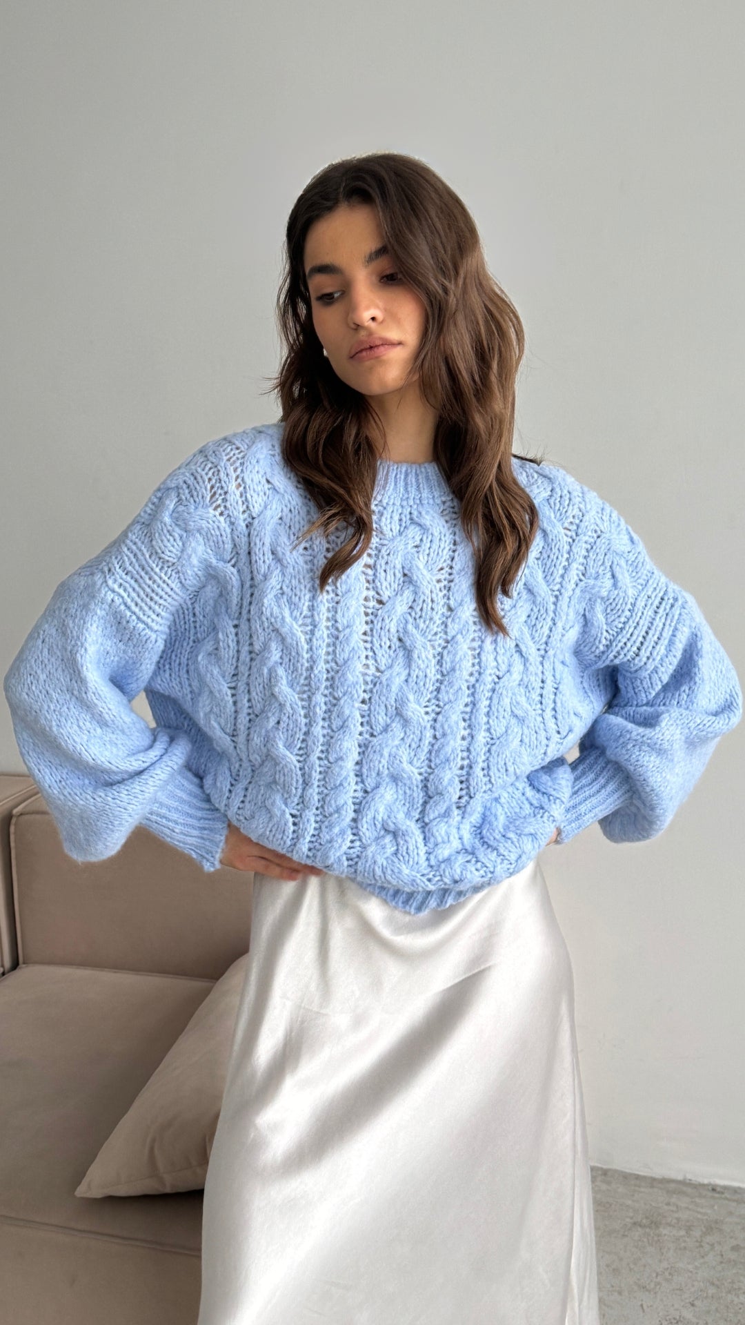 Mara Sweater - Sky