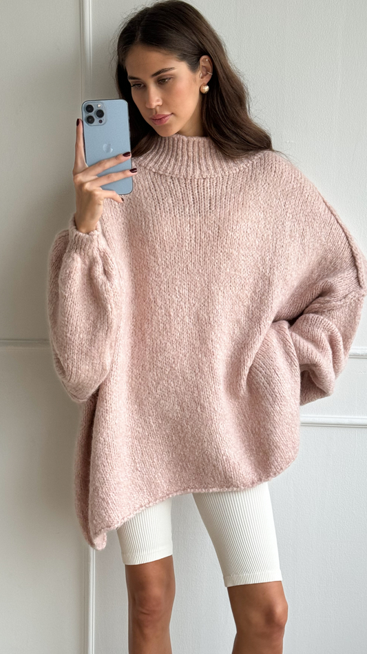 Layla Sweater - Rose
