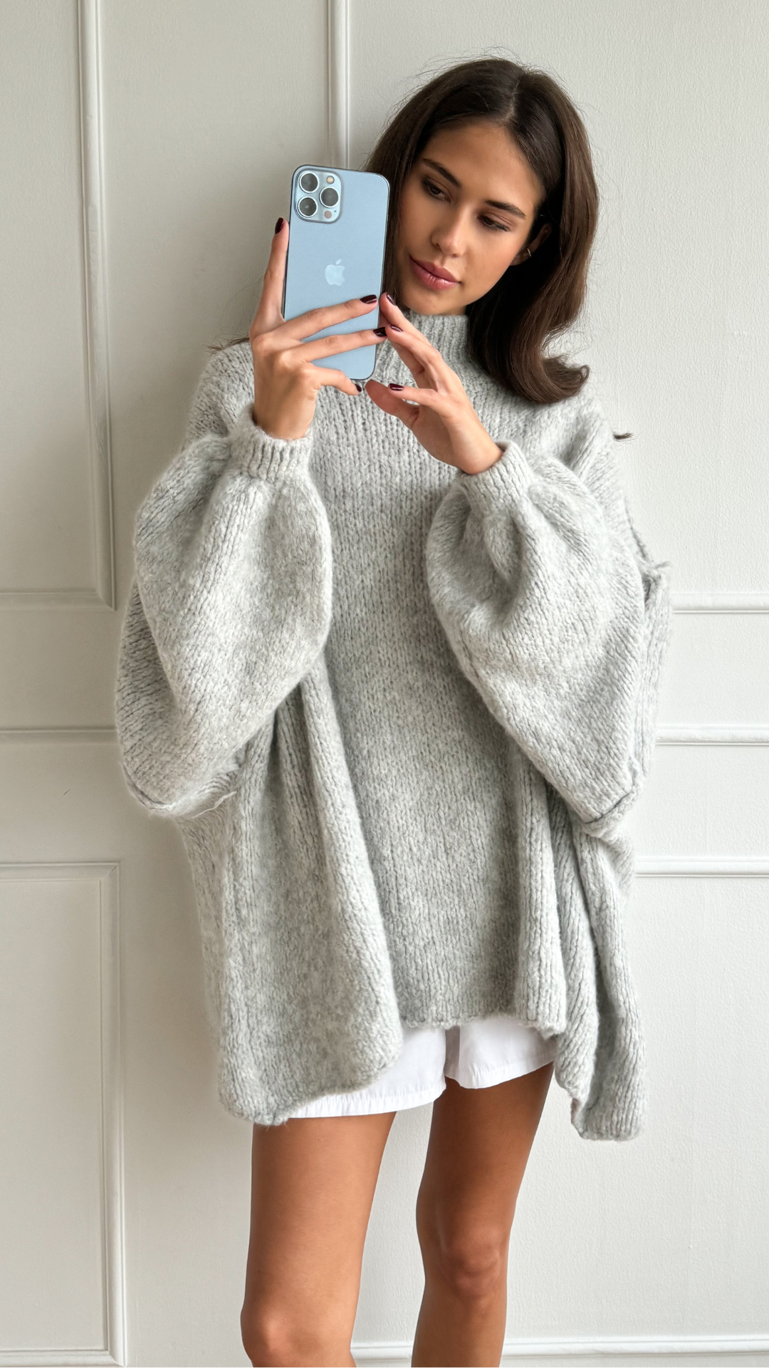 Layla Sweater - Light Grey