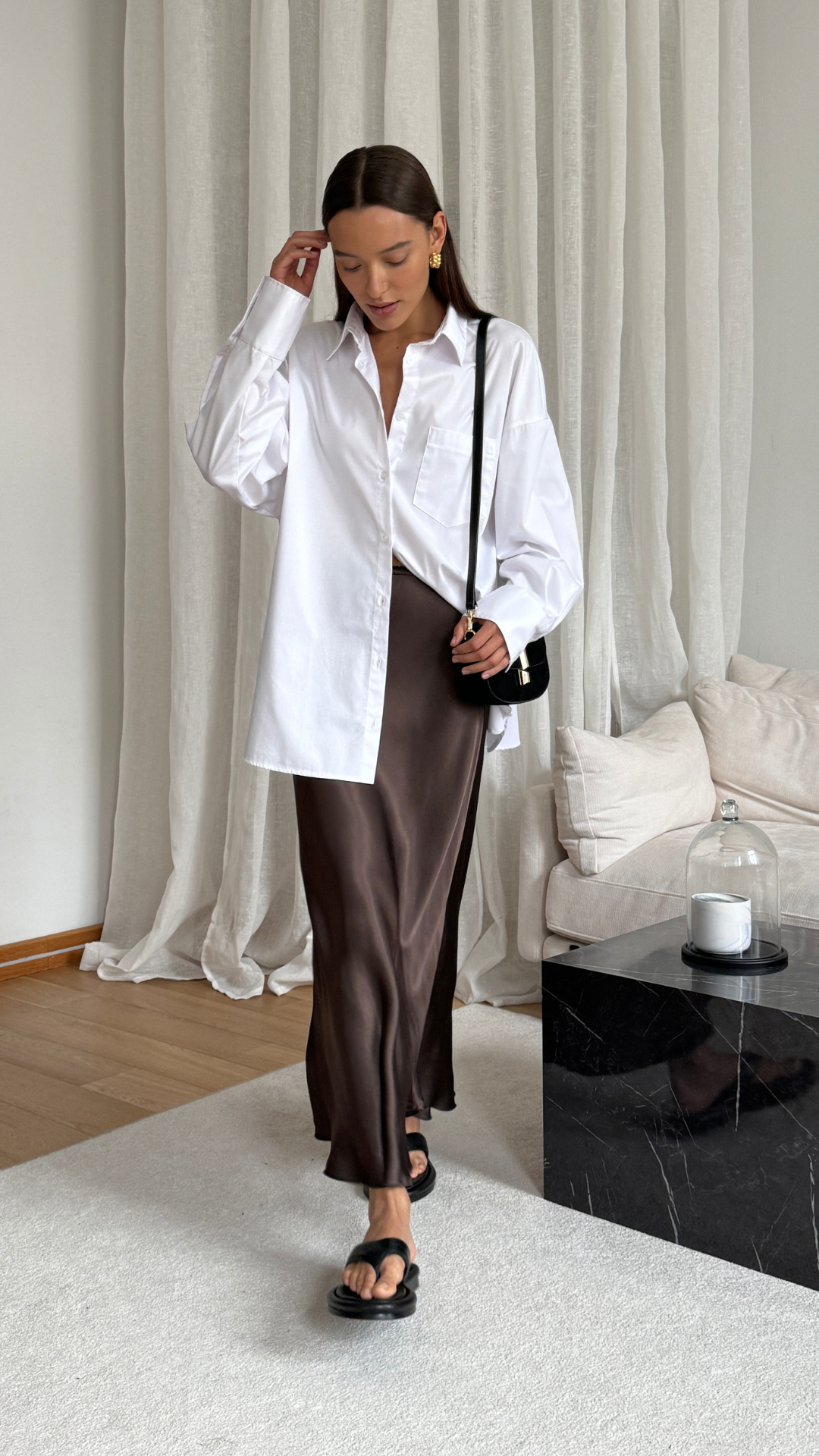 Sasha Skirt - Dark Espresso